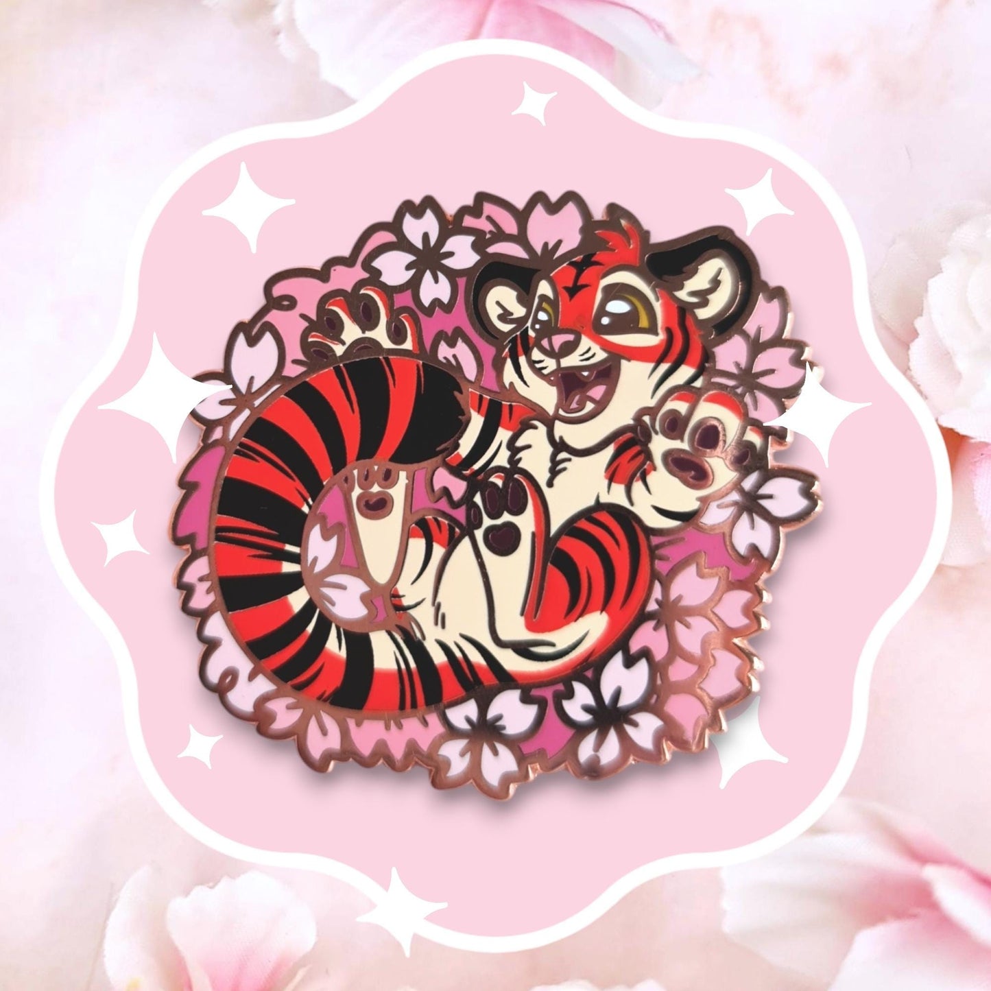 Sakura Slumbers 'Amur Tiger' Hard Enamel Pin