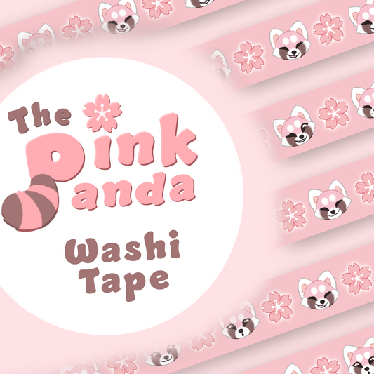 The Pink Panda Washi Tape