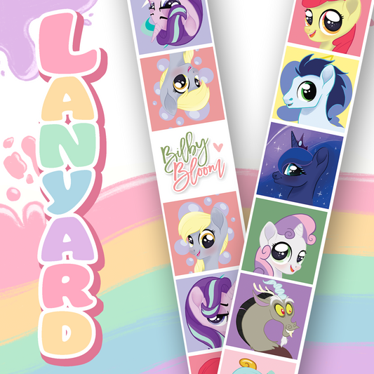 Pastel Pony Lanyard