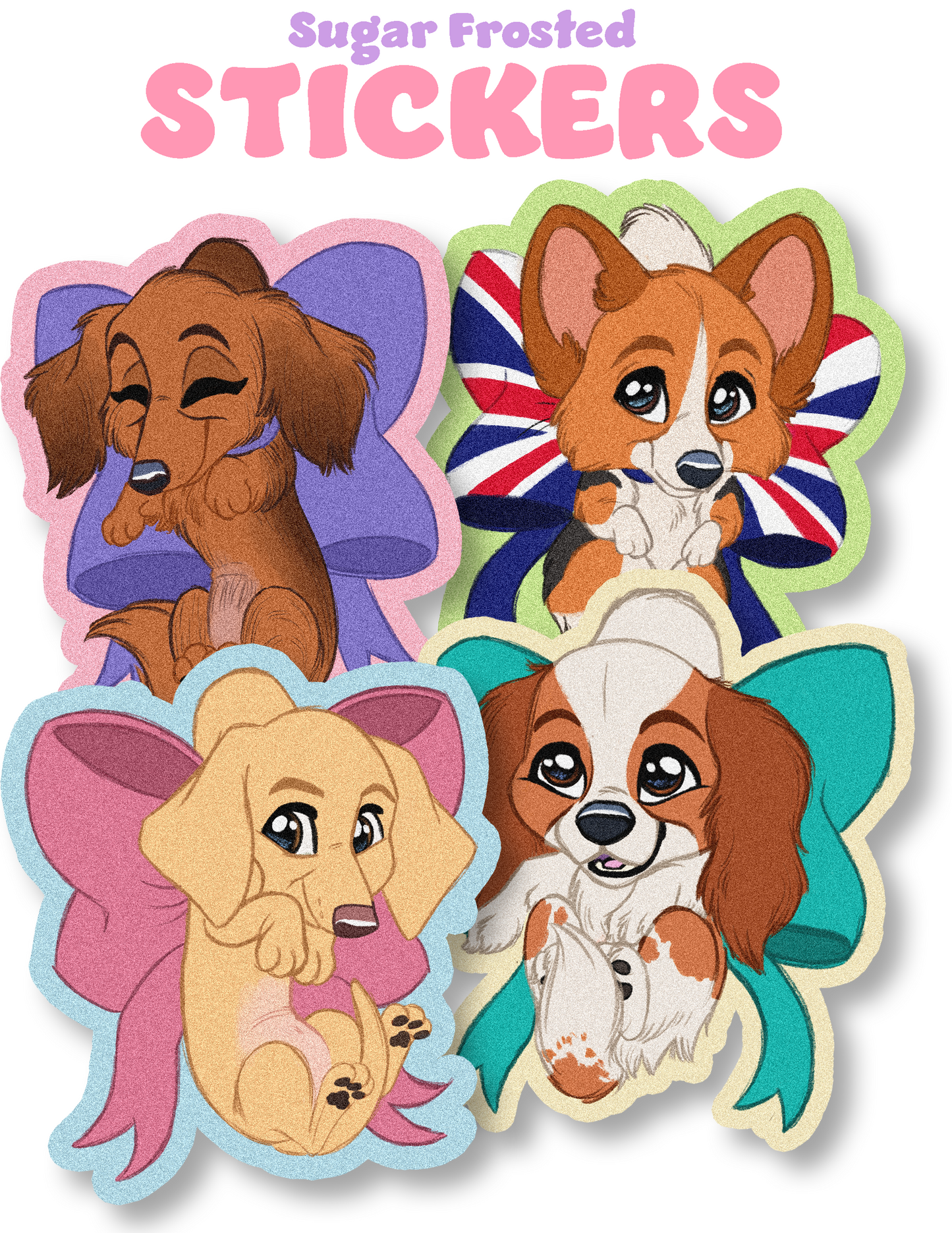 Utility Breeds - Scruff Puppy Vinyl Stickers