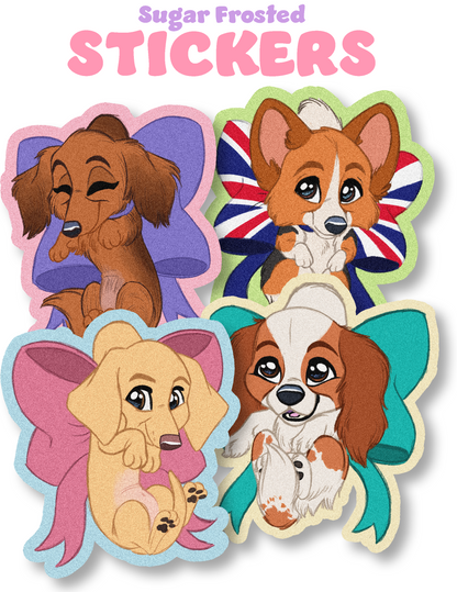 Utility Breeds - Scruff Puppy Vinyl Stickers